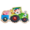 HABA Greifpuzzle Lustige Traktorfahrt*Kinder Lernspielzeug|Holzspielzeug