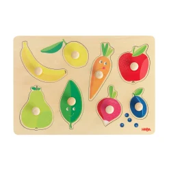 HABA Greifpuzzle Obst und Gemüse*Kinder Holzspielzeug