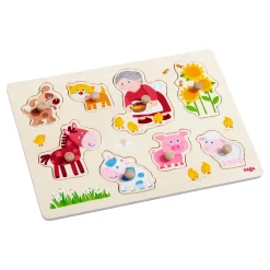 HABA Greifpuzzle Oma Lenis Tiere*Kinder Lernspielzeug|Holzspielzeug
