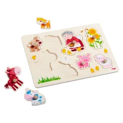 HABA Greifpuzzle Oma Lenis Tiere*Kinder Lernspielzeug|Holzspielzeug