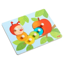 HABA Greifpuzzle Raupe Mina*Kinder Lernspielzeug|Holzspielzeug