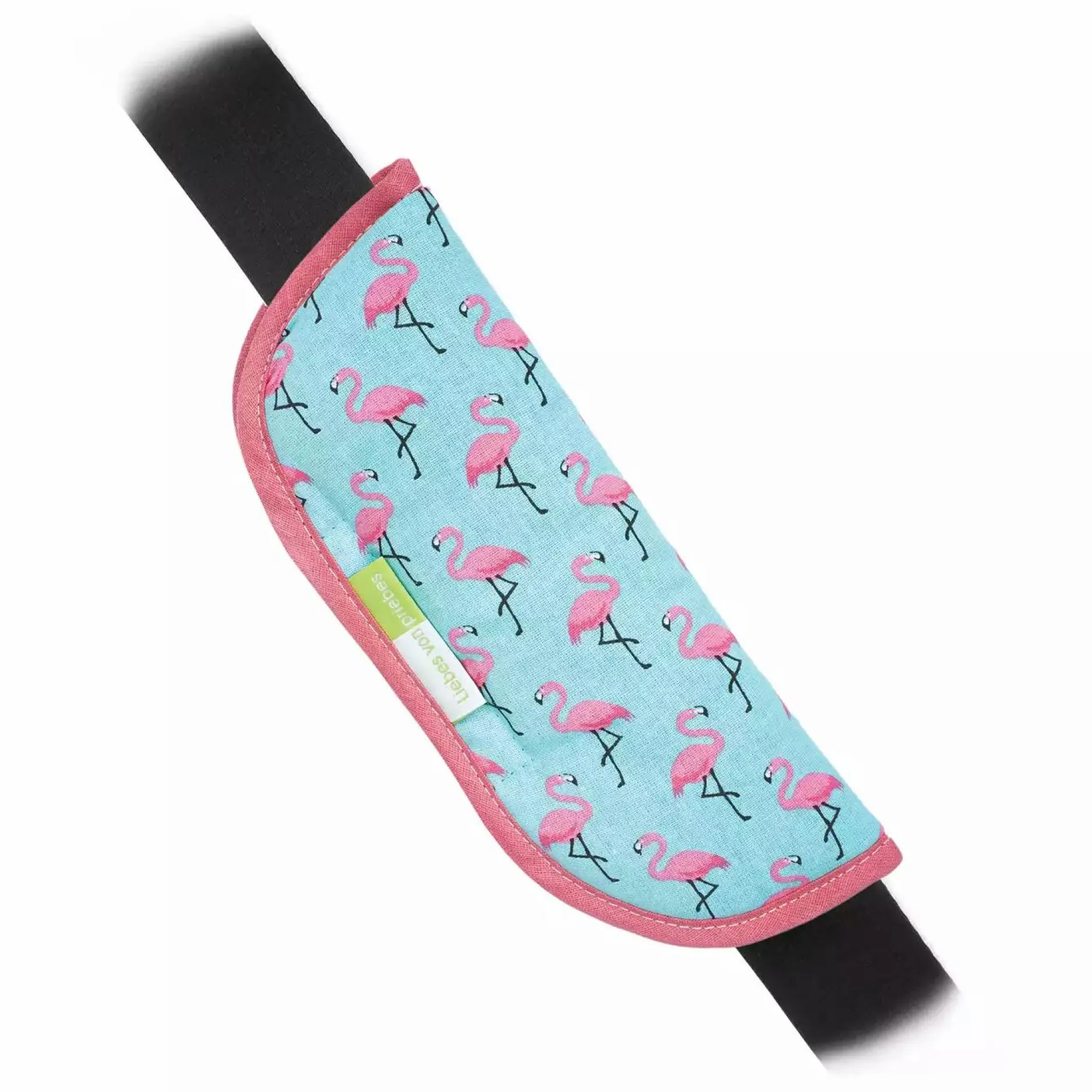 Liebes vPriebes Gurtpolster Artur flamingos aqua*Kinder Kindersitz Zubehör