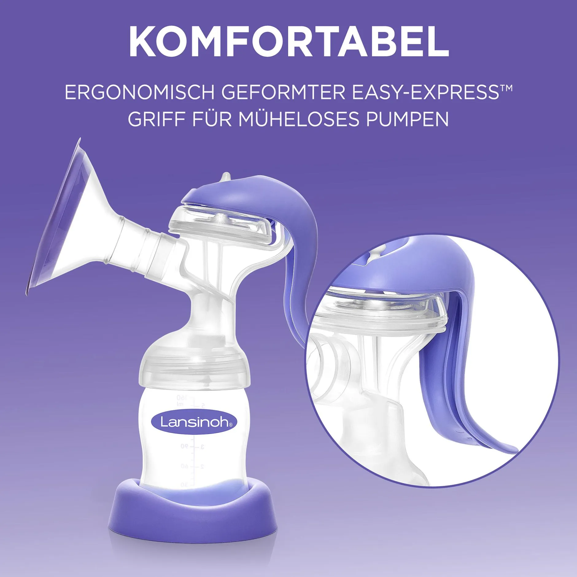 Lansinoh Handmilchpumpe Weithals* Milchpumpen