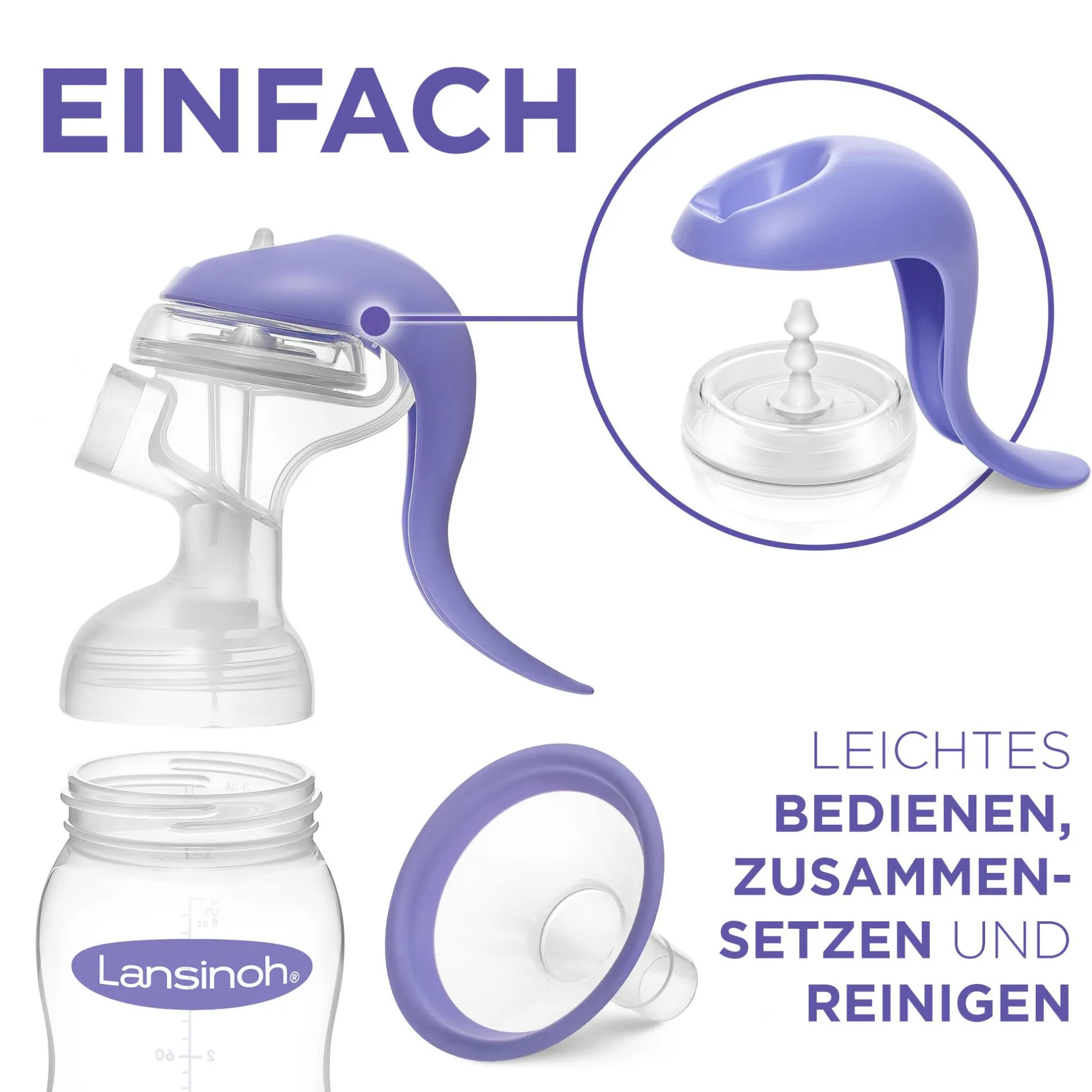 Lansinoh Handmilchpumpe Weithals* Milchpumpen