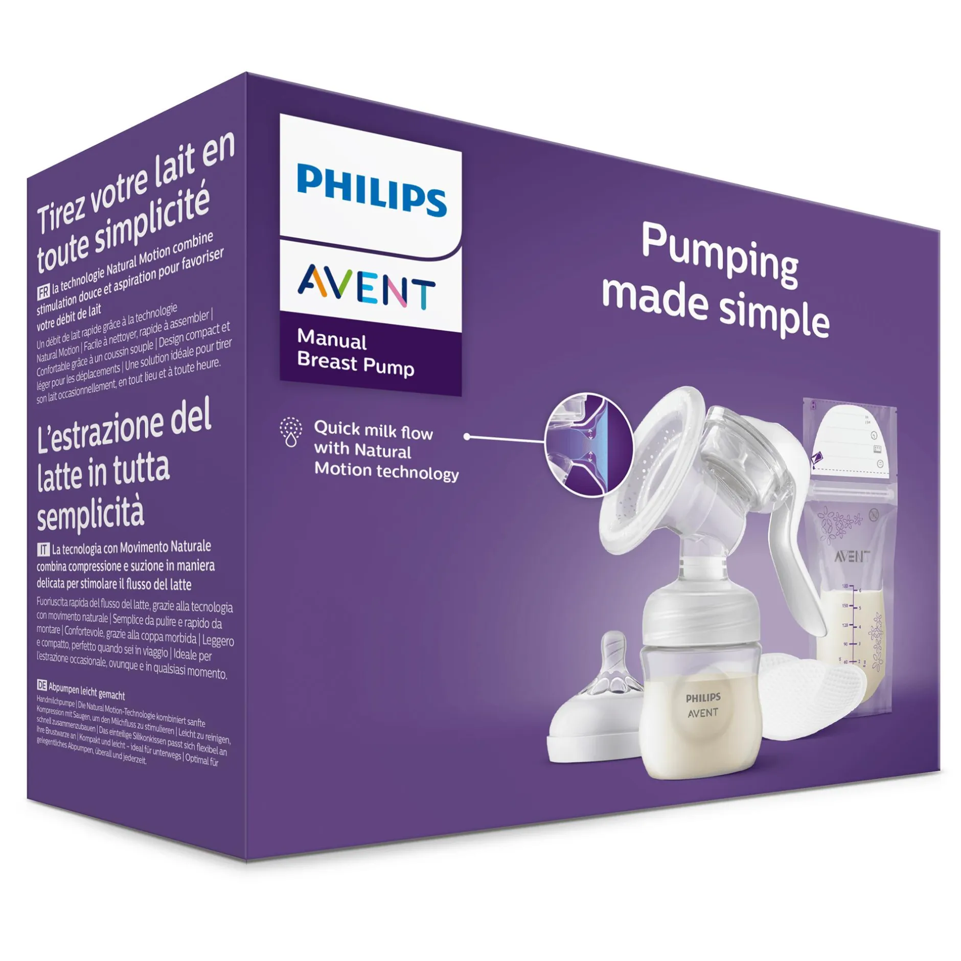 PHILIPS AVENT Handmilchpumpen Set SCF430/20* Stillzeit & Rückbildung|Milchpumpen
