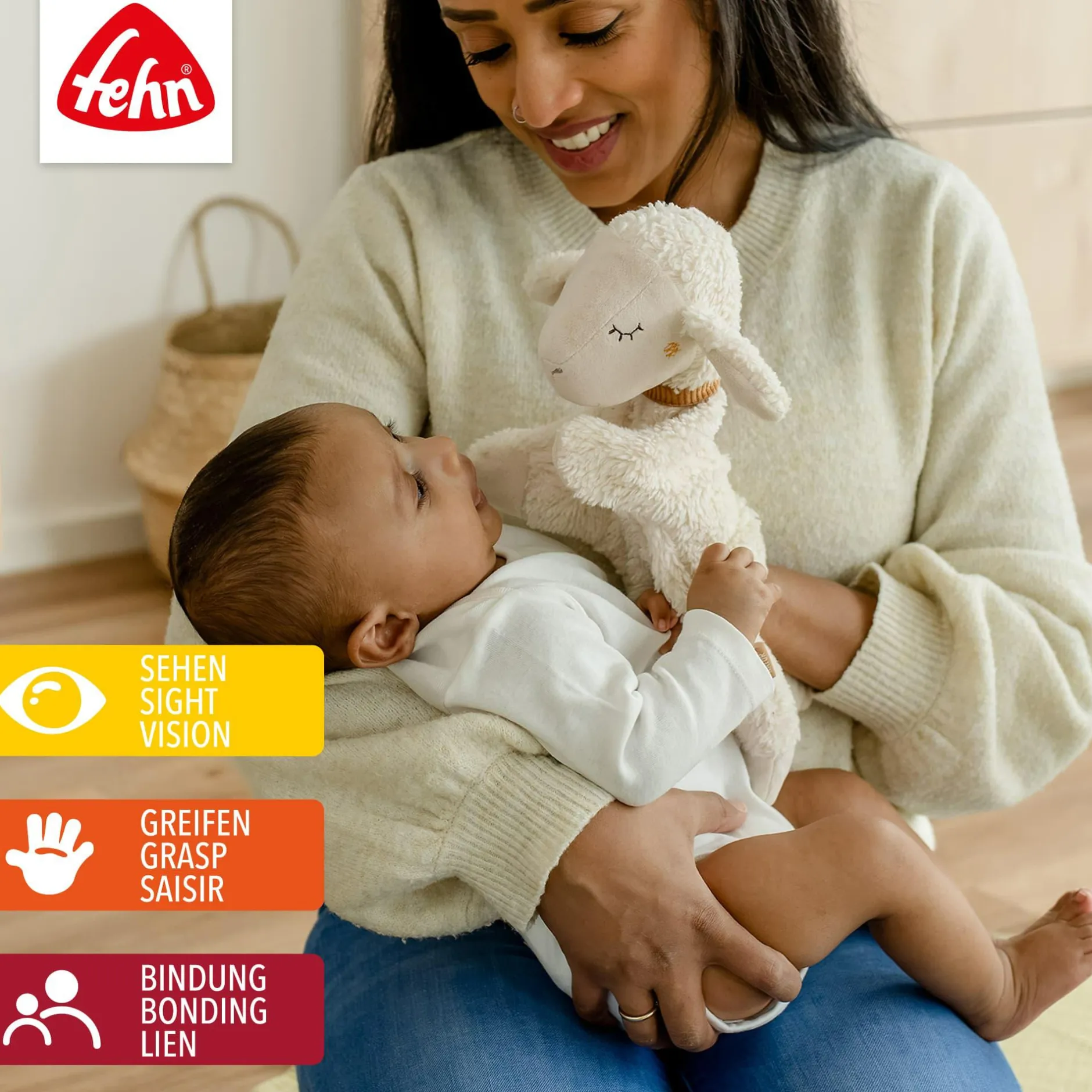 fehn Handpuppe Schaf*Kinder Puppen & Puppenwagen