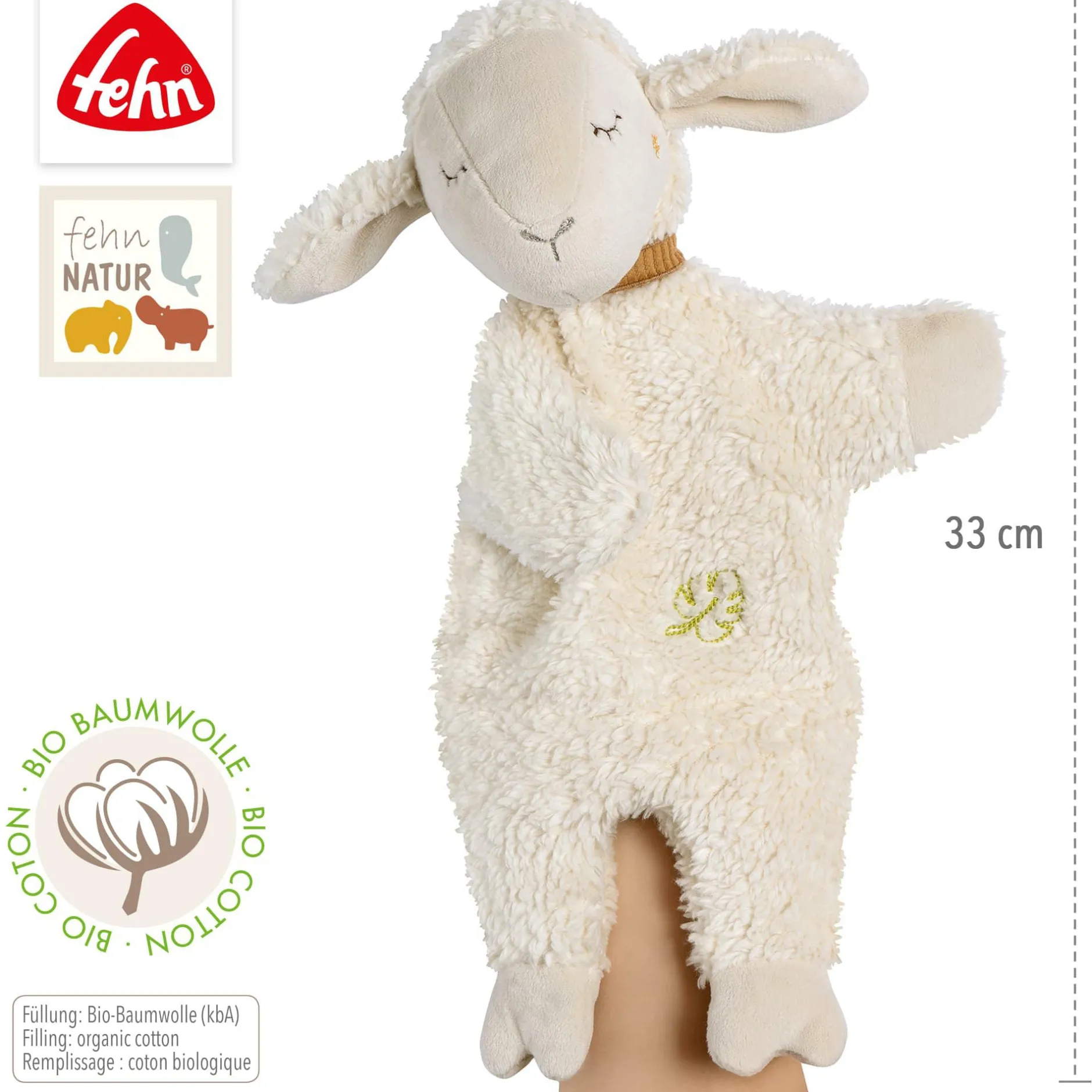fehn Handpuppe Schaf*Kinder Puppen & Puppenwagen