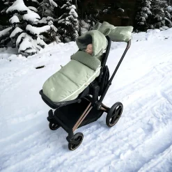KAISER HAU KEA Fleece Fußsack Mineral Green*Kinder Kinderwagen Zubehör