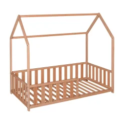AMAL II Hausbett Tipi Natur 70 x 140 cm* Babybetten