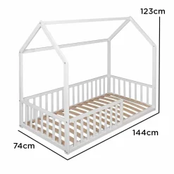 AMAL II Hausbett Tipi 70 x 140 cm* Babybetten
