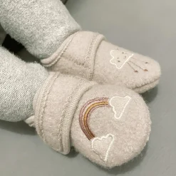 MaxiMo Hausschuhe Regenbogen* Babyschuhe