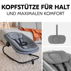 hauck Hochstuhl-Wippe Dark Grey* Wippen