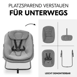 hauck Hochstuhl-Wippe Dark Grey* Wippen