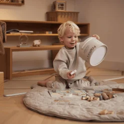 jollein Holzbausteine Farm*Kinder Lernspielzeug|Konstruktionsspielzeug