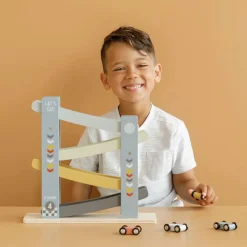 LITTLE DUTCH Holz-Kugelbahn Essentials Blau*Kinder Holzspielzeug