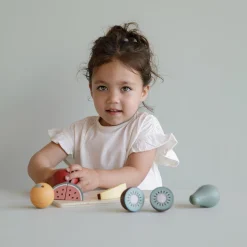 LITTLE DUTCH Holz-Obst zum Schneiden*Kinder Lernspielzeug|Rollenspiele