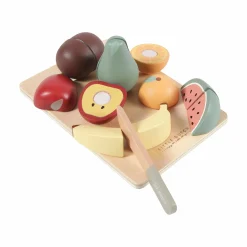 LITTLE DUTCH Holz-Obst zum Schneiden*Kinder Lernspielzeug|Rollenspiele