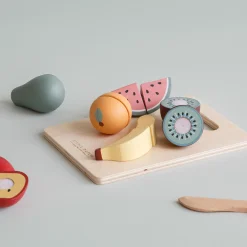 LITTLE DUTCH Holz-Obst zum Schneiden*Kinder Lernspielzeug|Rollenspiele