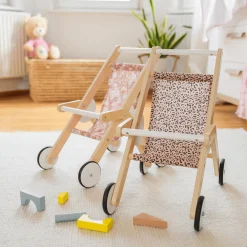 LITTLE ONE Holz-Puppenbuggy Flora*Kinder Puppen & Puppenwagen