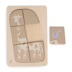 jollein Holzpuzzle Jungle Jambo Giraffe*Kinder Lernspielzeug|Holzspielzeug