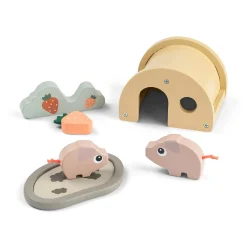 done by deer Holzspiel-Set Tiny Farm Pigee*Kinder Holzspielzeug