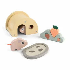 done by deer Holzspiel-Set Tiny Farm Pigee*Kinder Holzspielzeug