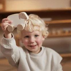 jollein Holzspielzeug Auto Lämmchen*Kinder Lernspielzeug|Holzspielzeug