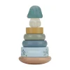 LITTLE DUTCH Holz-Stapelturm Forest Friends*Kinder Holzspielzeug
