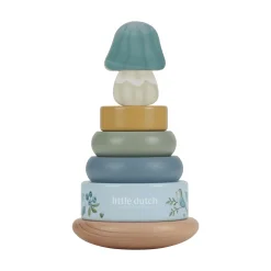 LITTLE DUTCH Holz-Stapelturm Forest Friends*Kinder Holzspielzeug