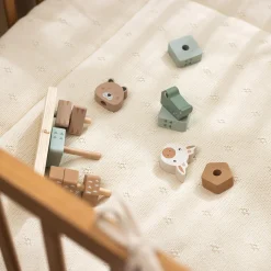 jollein Holz-Stapelturm Jungle Jambo*Kinder Holzspielzeug