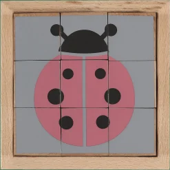 KINDSGUT Holzwürfel-Puzzle Tiere*Kinder Lernspielzeug|Holzspielzeug