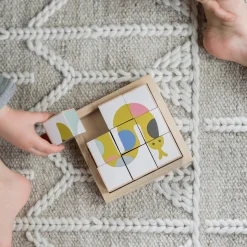 KINDSGUT Holzwürfel-Puzzle Tiere*Kinder Lernspielzeug|Holzspielzeug
