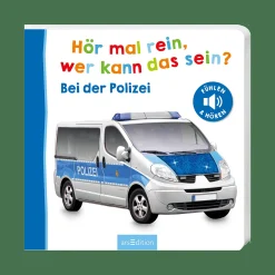arsEdition Hör mal rein, wer kann das sein? Bei der Polizei*Kinder Kinderbücher