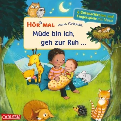 CARLSEN Hör mal: Verse für Kleine: Müde bin ich, geh zur Ruh*Kinder Kinderbücher|Spielzeug Ab 2 Jahre