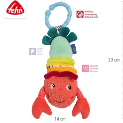 fehn Hummer mit Vibration*Kinder Kinderwagen Zubehör|Rasseln & Greiflinge