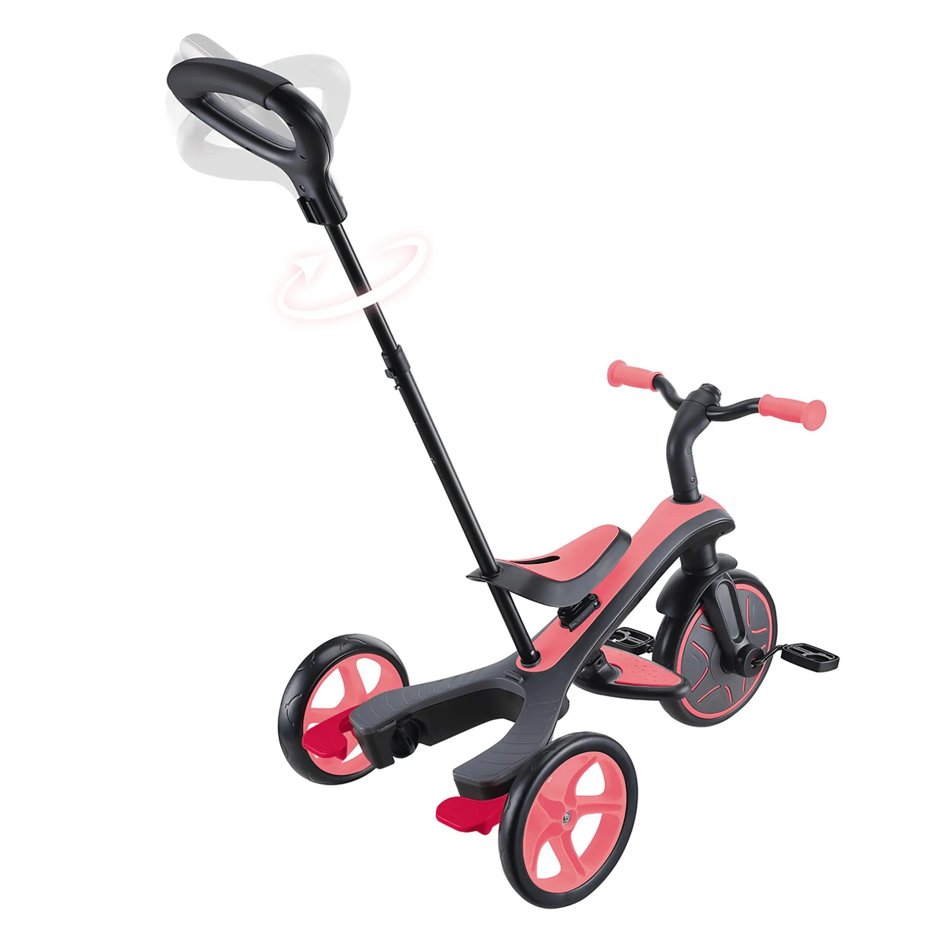 GLOBBER 4in1 Explorer Trike Coral Pink*Kinder Kinderfahrzeuge