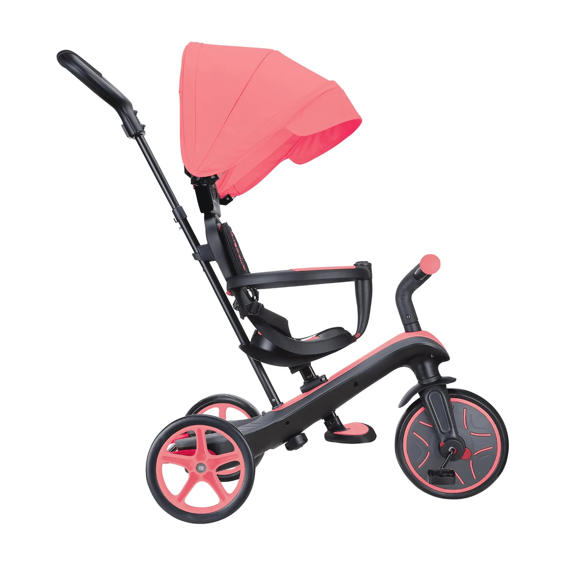 GLOBBER 4in1 Explorer Trike Coral Pink*Kinder Kinderfahrzeuge