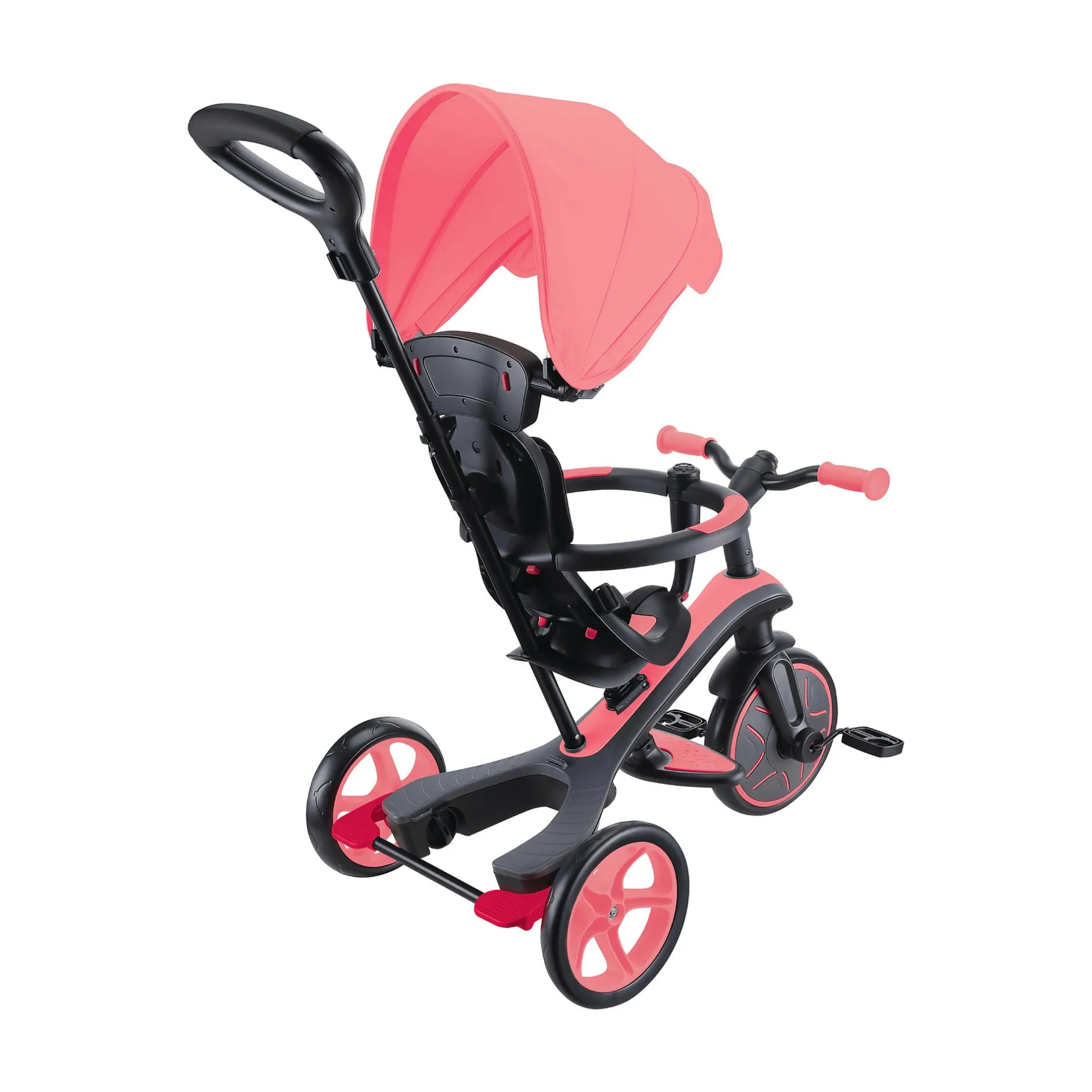 GLOBBER 4in1 Explorer Trike Coral Pink*Kinder Kinderfahrzeuge