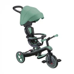 GLOBBER 4in1 Explorer Trike Olivgrün*Kinder Kinderfahrzeuge