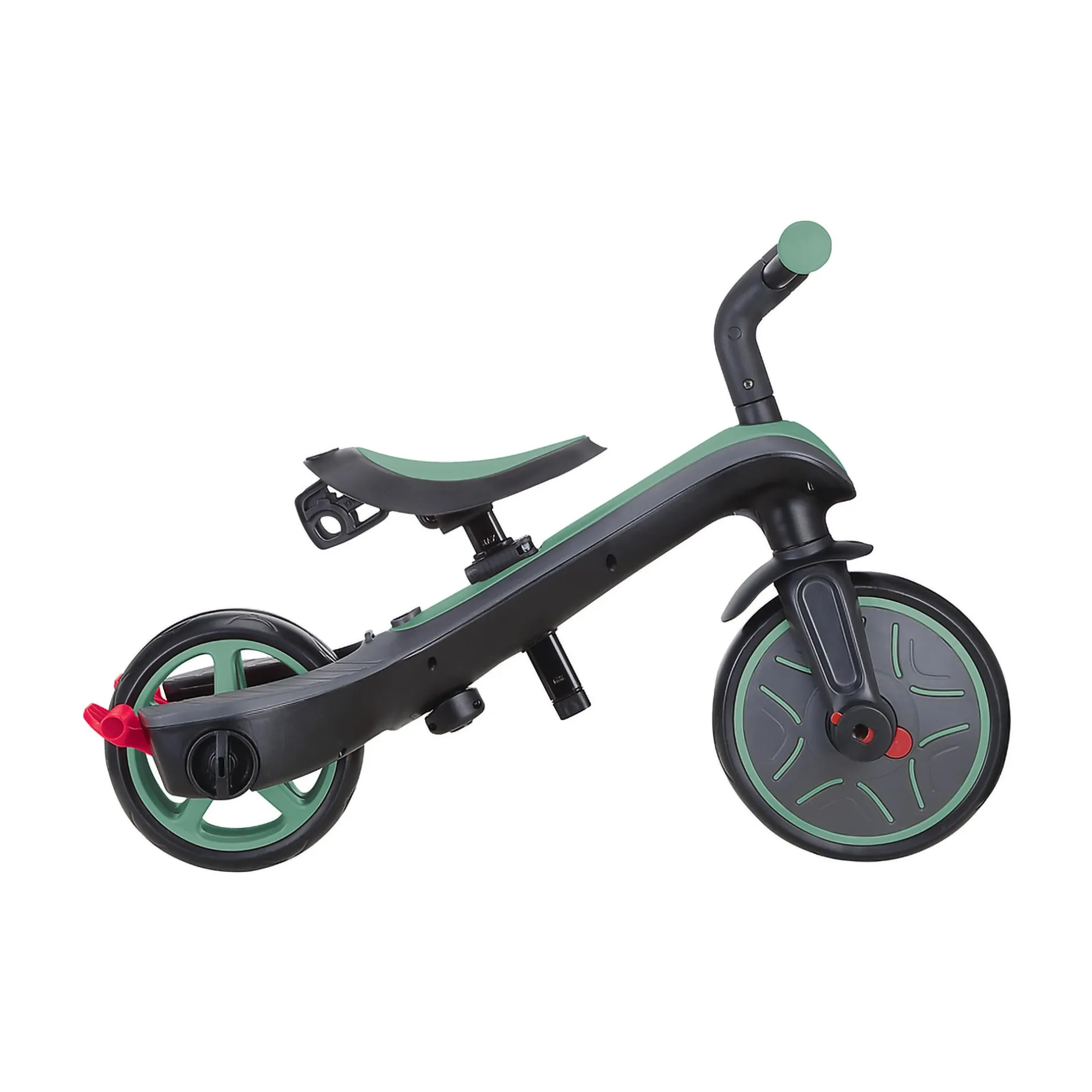 GLOBBER 4in1 Explorer Trike Olivgrün*Kinder Kinderfahrzeuge