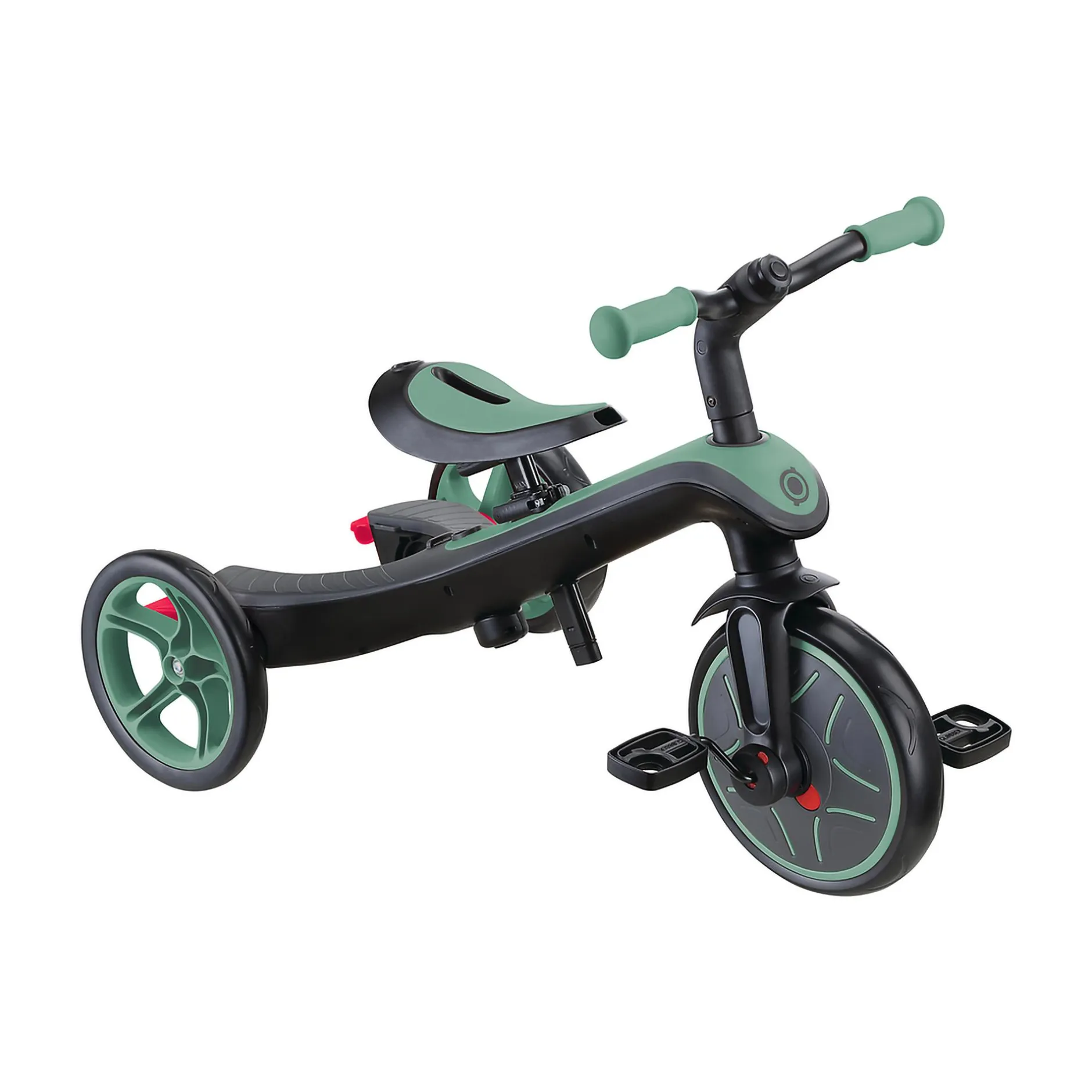 GLOBBER 4in1 Explorer Trike Olivgrün*Kinder Kinderfahrzeuge