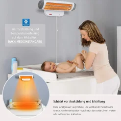 reer 2in1 FeelWell Wickeltisch-Wärmestrahler* Heizstrahler