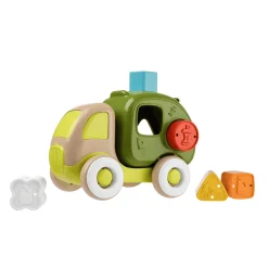 chicco 2in1 Form-Sortierwagen Recycling Lorry ECO+*Kinder Holzspielzeug