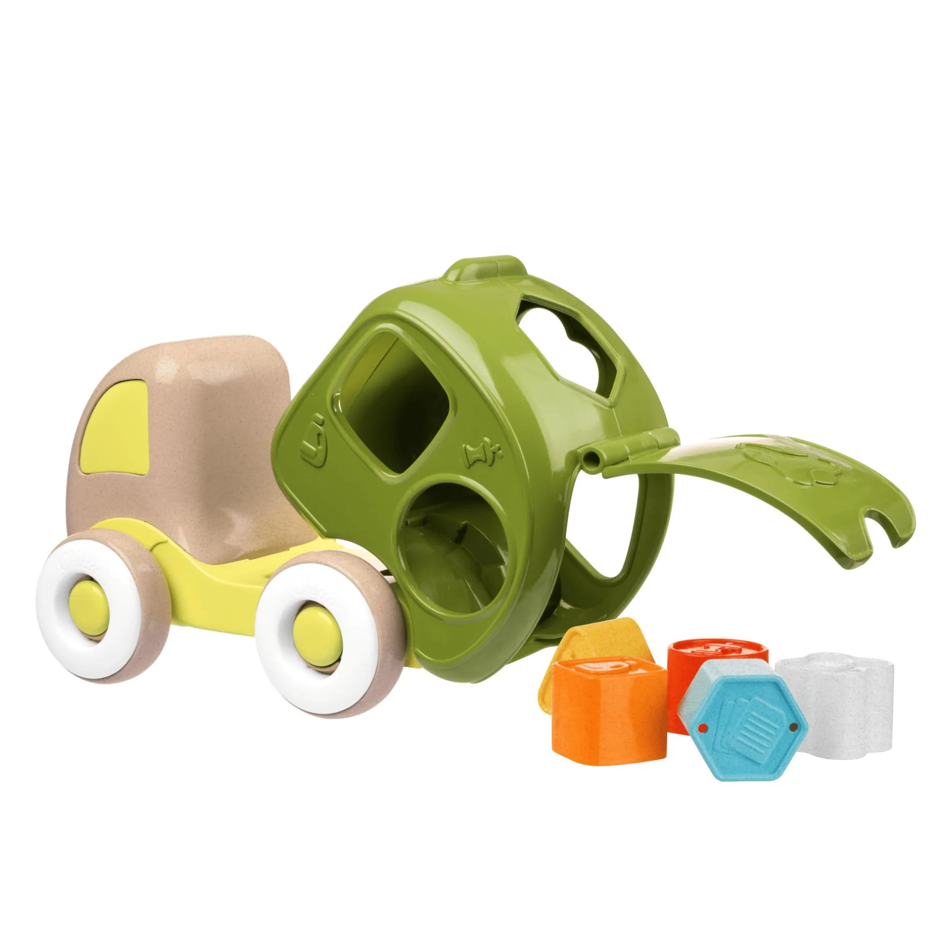 chicco 2in1 Form-Sortierwagen Recycling Lorry ECO+*Kinder Holzspielzeug
