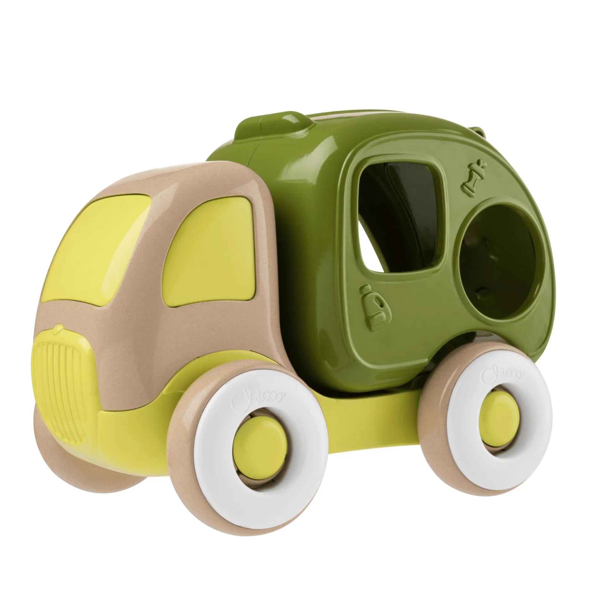 chicco 2in1 Form-Sortierwagen Recycling Lorry ECO+*Kinder Holzspielzeug