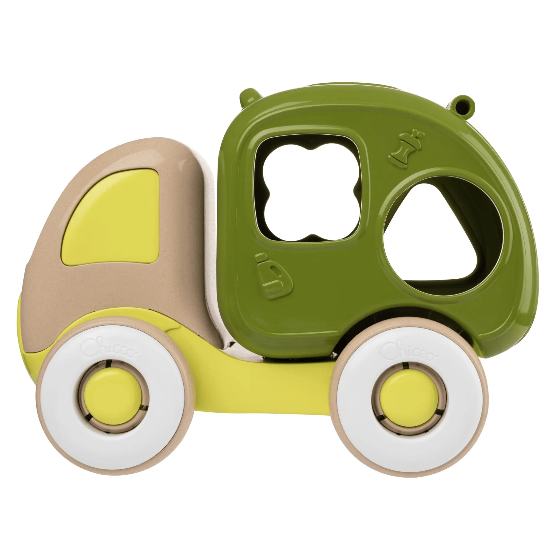 chicco 2in1 Form-Sortierwagen Recycling Lorry ECO+*Kinder Holzspielzeug