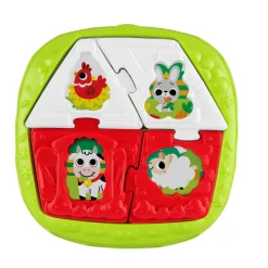chicco 2IN1 Haus & Bauernhof Puzzle*Kinder Lernspielzeug