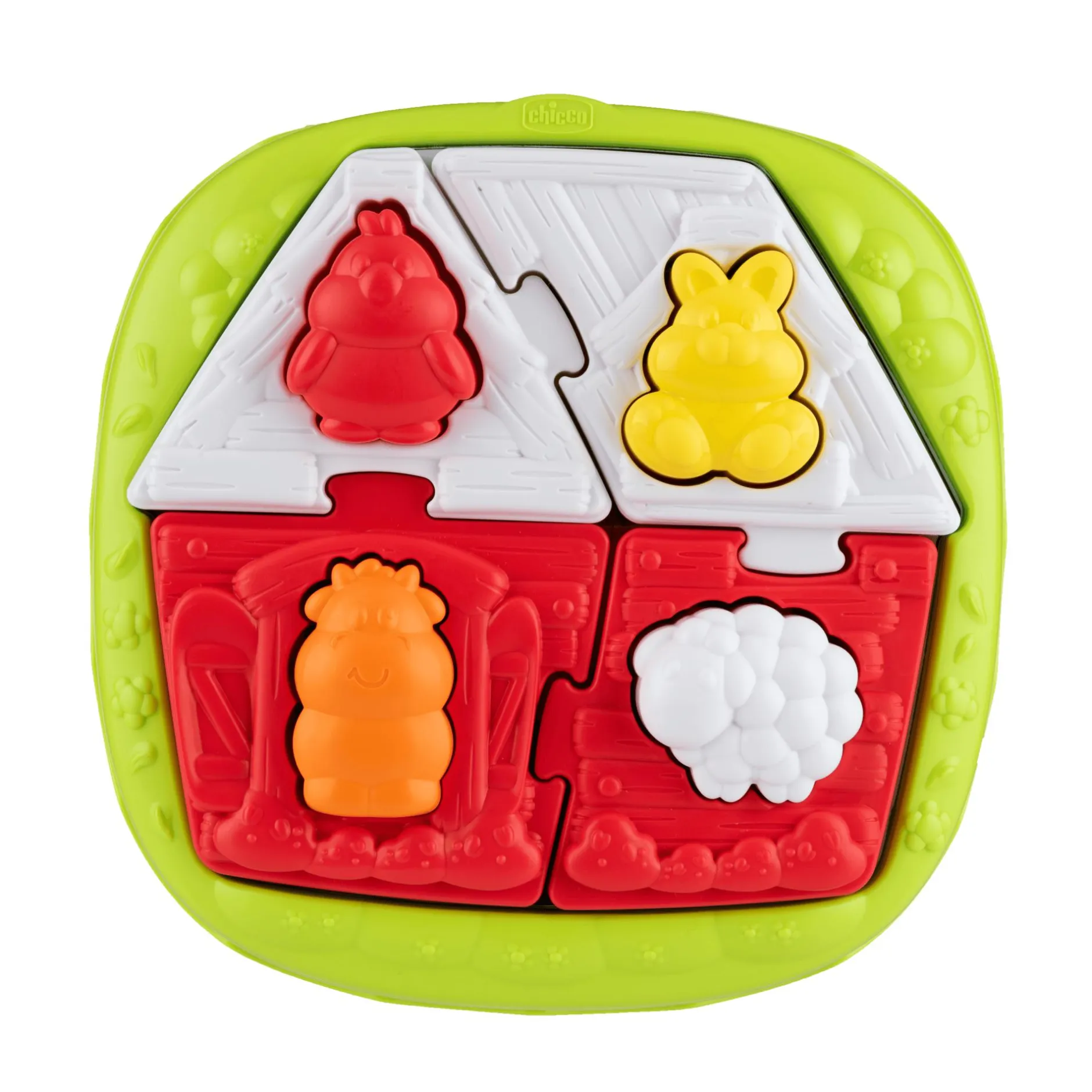 chicco 2IN1 Haus & Bauernhof Puzzle*Kinder Lernspielzeug