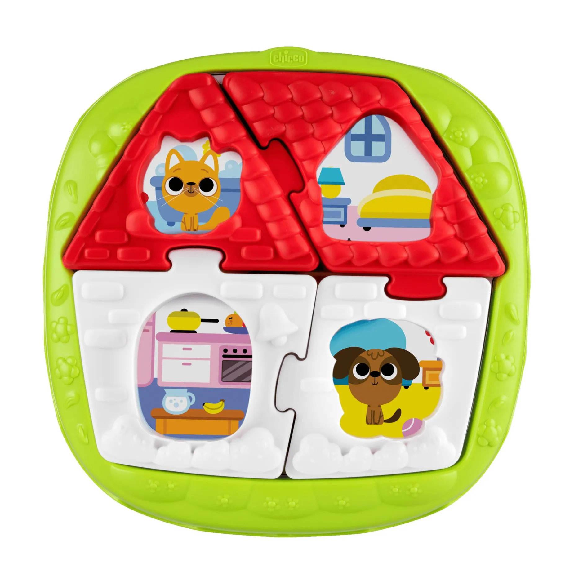 chicco 2IN1 Haus & Bauernhof Puzzle*Kinder Lernspielzeug