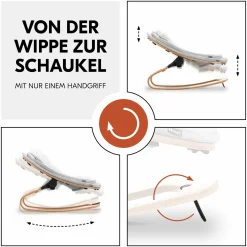 hauck 3in1-Holzwippe Eco* Wippen|Hochstuhl Zubehör